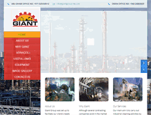 Tablet Screenshot of giantgroup-me.com
